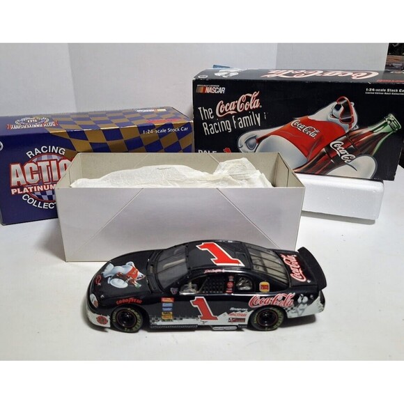 ACTION RACING PLATINUM DALE EARNHARDT JR #1 POLAR BEAR 1:24 DIECAST NASCAR - Picture 1 of 10